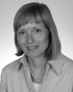 Jutta Hagenlocher, Porträt, Blickfang – Schmuck und Schals Sybille Nehring Portrait, Schwarzweißfoto
